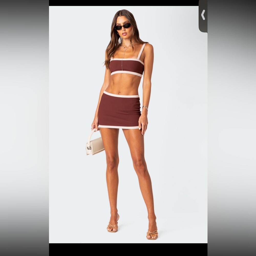 Sutton Contrast Ribbed set